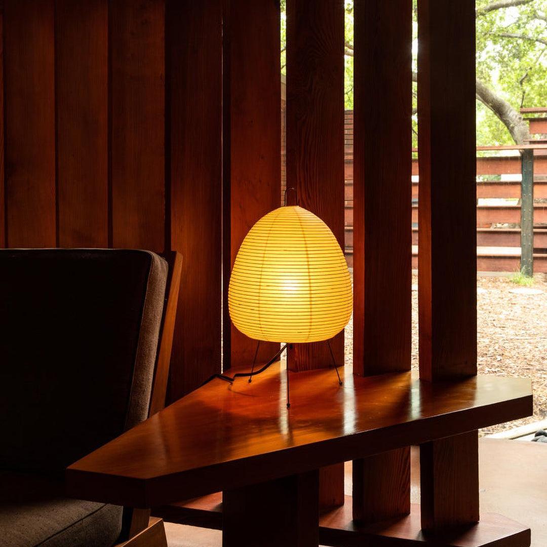 Shiori Glow Handmade Mulberry Paper Table Lamp Inspired By Japanese Lanterns