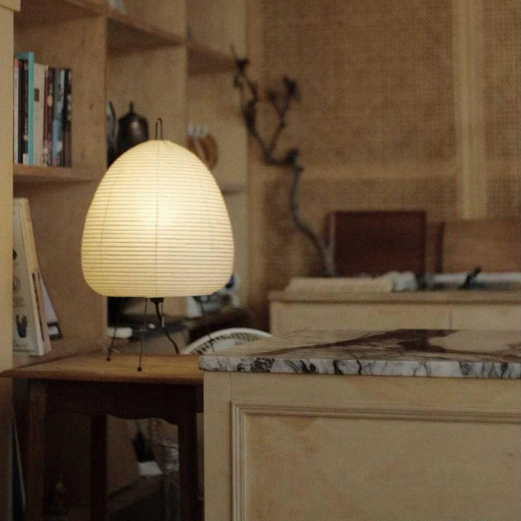 Shiori Glow Handmade Mulberry Paper Table Lamp Inspired By Japanese Lanterns