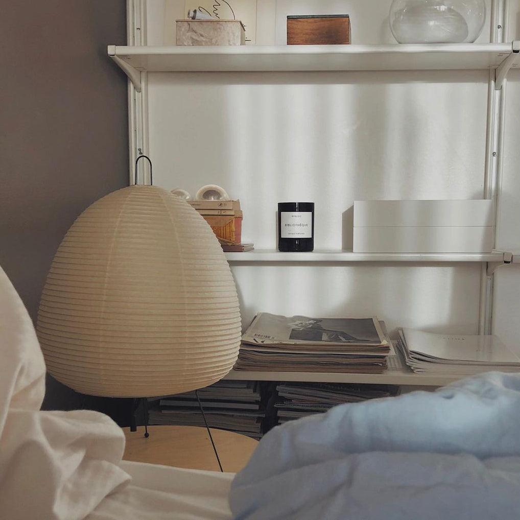 Shiori Glow Handmade Mulberry Paper Table Lamp Inspired By Japanese Lanterns