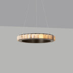 Orion dubbele ring albast kroonluchter | Fioriscas