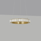 Orion dubbele ring albast kroonluchter | Fioriscas