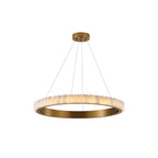 Orion dubbele ring albast kroonluchter | Fioriscas