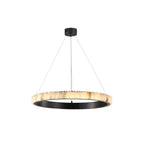Orion dubbele ring albast kroonluchter | Fioriscas