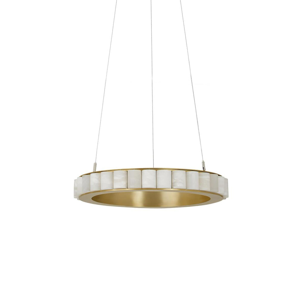 Orion dubbele ring albast kroonluchter | Fioriscas