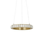 Orion dubbele ring albast kroonluchter | Fioriscas