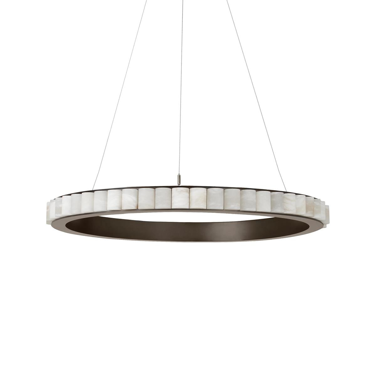 Orion dubbele ring albast kroonluchter | Fioriscas