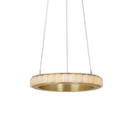 Orion dubbele ring albast kroonluchter | Fioriscas