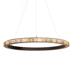 Orion dubbele ring albast kroonluchter | Fioriscas