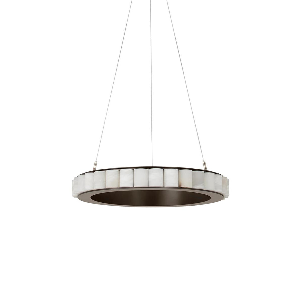 Orion dubbele ring albast kroonluchter | Fioriscas