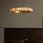 Orion dubbele ring albast kroonluchter | Fioriscas