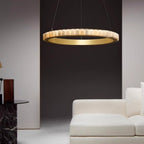 Orion dubbele ring albast kroonluchter | Fioriscas