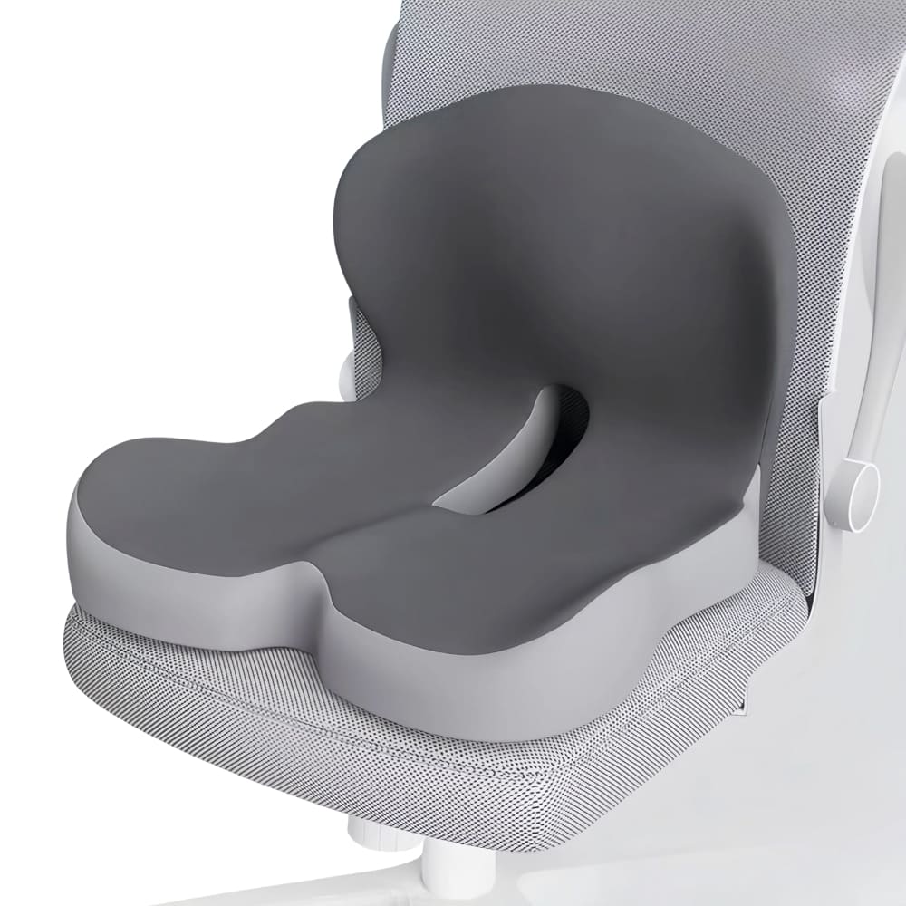 Cuscino per seduta in memory foam Alvara con supporto lombare per la schiena