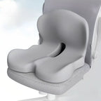Cuscino per seduta in memory foam Alvara con supporto lombare per la schiena