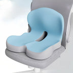 Cuscino per seduta in memory foam Alvara con supporto lombare per la schiena