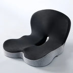 Cuscino per seduta in memory foam Alvara con supporto lombare per la schiena