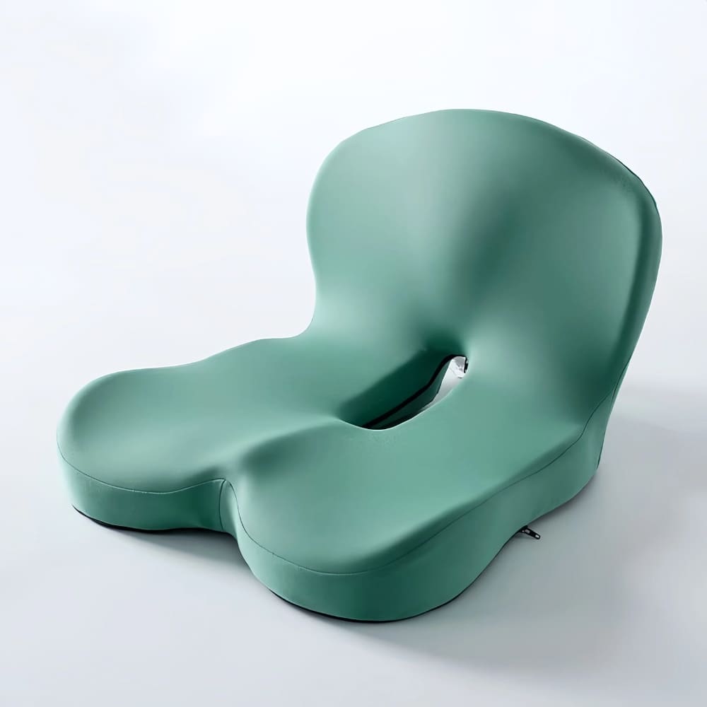 Cuscino per seduta in memory foam Alvara con supporto lombare per la schiena