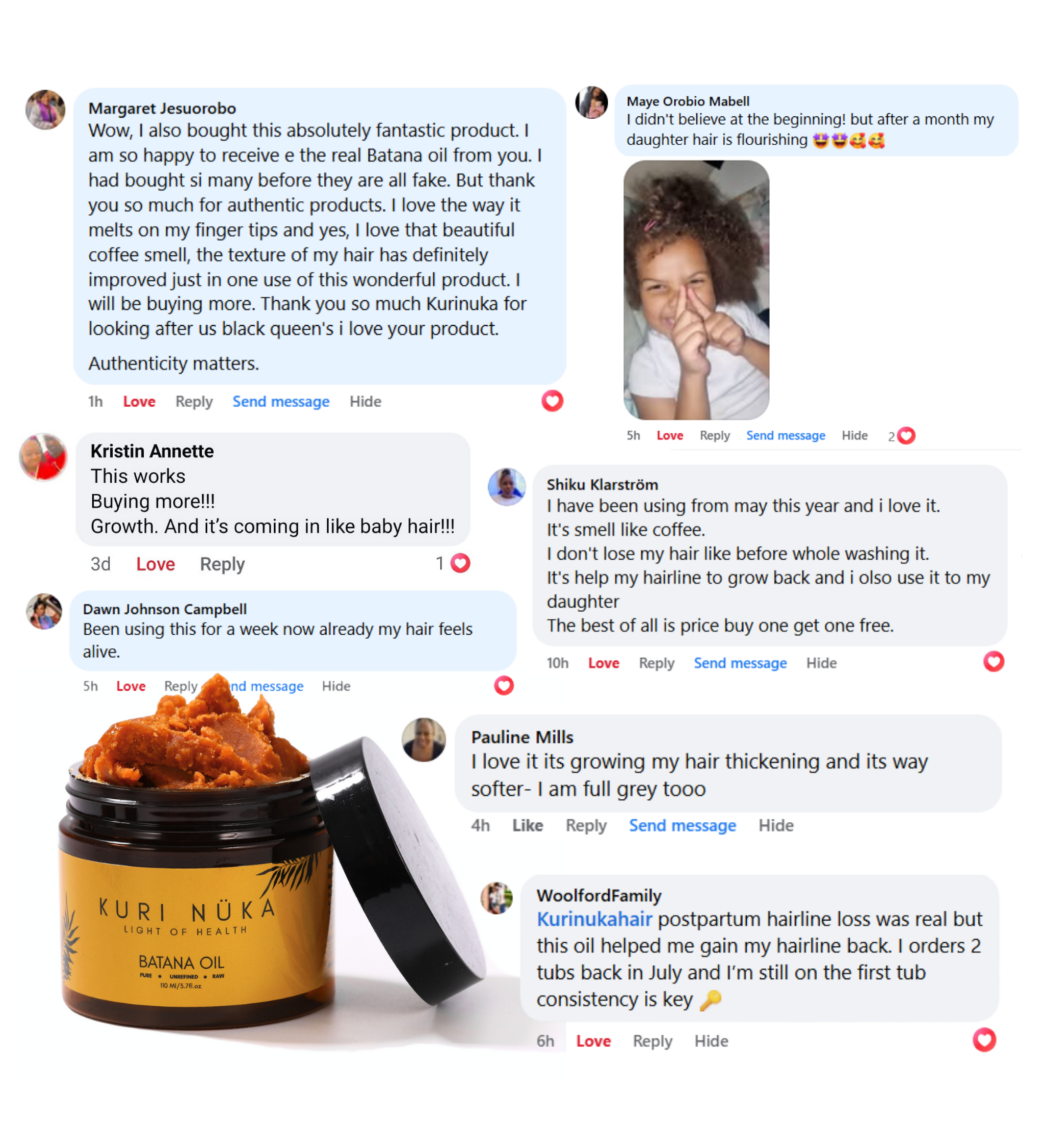 Authentic Hand-Extracted Batana Oil For Scalp Care and Nourishment