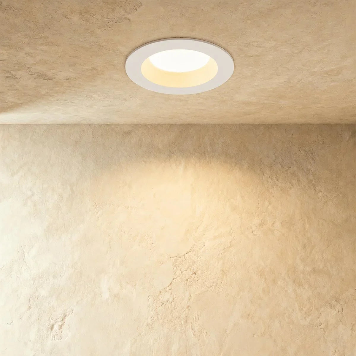SoftGlow Recessed Anti Glare Ceiling Spotlight With Layered Inner Trim