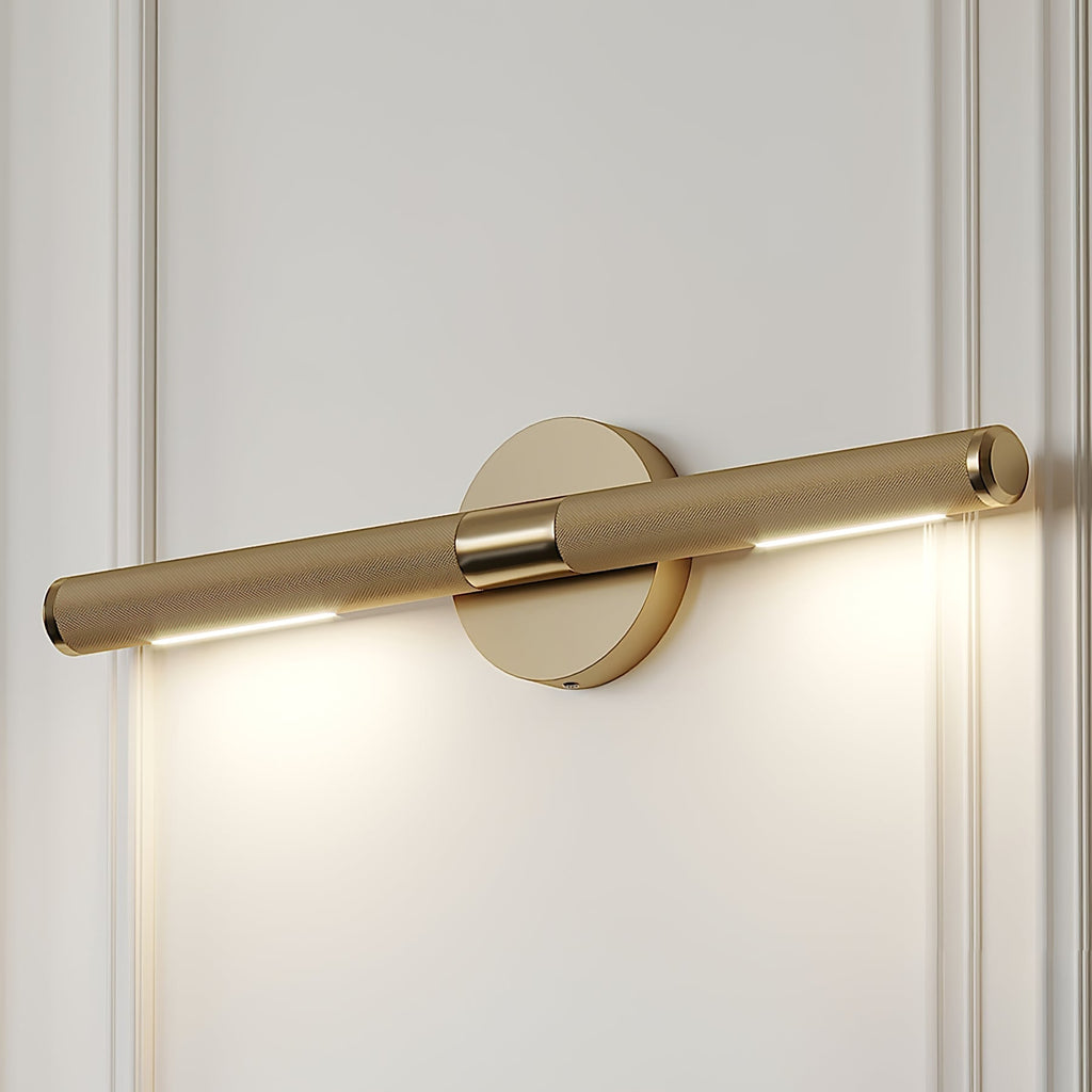 Solvain moderní mosazné LED nástěnné světlo | Fioriscas