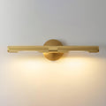 Solvain moderní mosazné LED nástěnné světlo | Fioriscas
