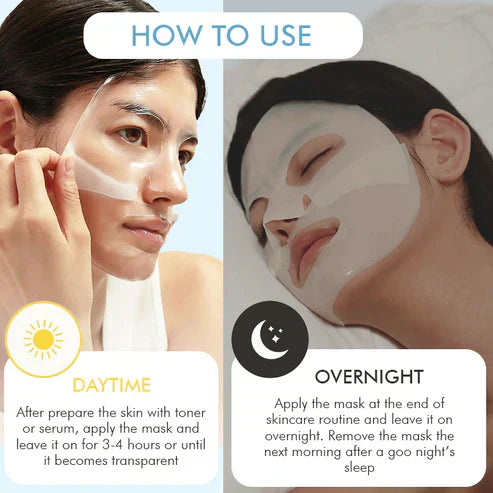 Bio-Collagen Hydrating Sheet Mask By Aurelia Glow For Glowing Skin