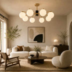 AstraGlobe Chandelier With Ambient Globe Shades For Dining Rooms