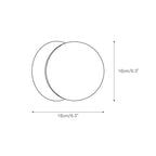 Blikuvys moderne minimalistisk travertin glas væglampe | Fioriscas