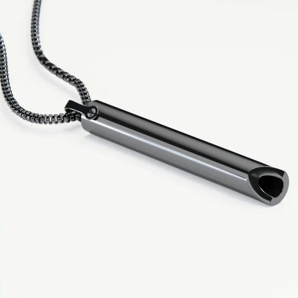 Breathing chain made of stainless steel – For quitting smoking & stress relief