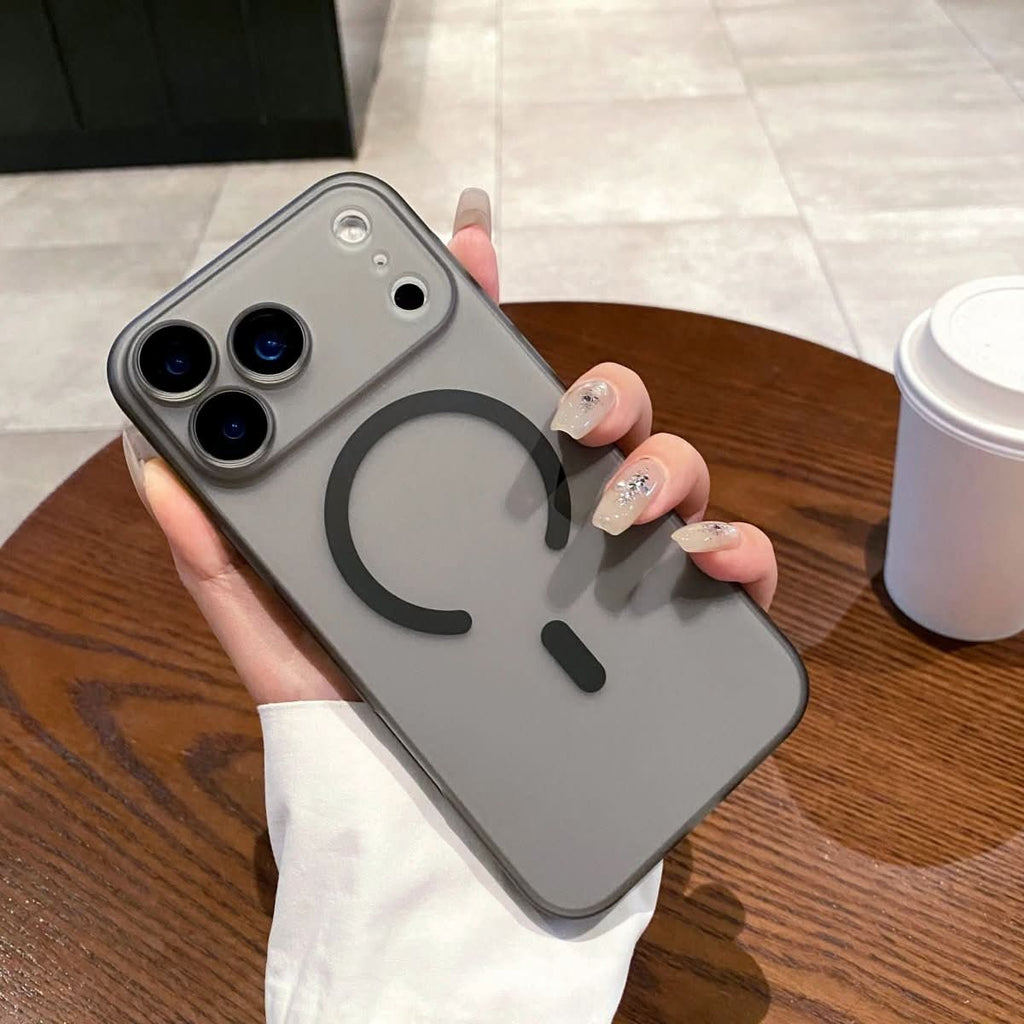 Ultratunt, matt och genomskinligt MagSafe-fodral för iPhone - Fioriscas