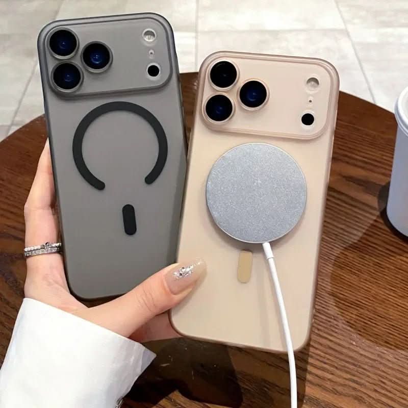 Ultratunt, matt och genomskinligt MagSafe-fodral för iPhone - Fioriscas
