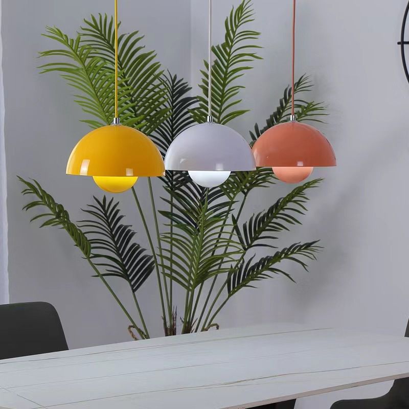 מנורת תלייה LED Kirrea V2 עם עציץ לחדר שינה בסגנון סקנדי | Fioriscas