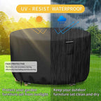 Copertura rotonda impermeabile Vellor per mobili da esterno, in tessuto Oxford resistente ai raggi UV