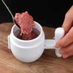 Non-stick mold set for stuffed meatballs with kitchen precision - Fioriscas