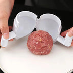 Non-stick mold set for stuffed meatballs with kitchen precision - Fioriscas