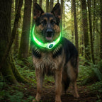 Collare luminoso LED per cani per passeggiate sicure di notte - Fioriscas