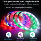 Collare luminoso LED per cani per passeggiate sicure di notte - Fioriscas