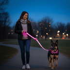 LED-hundesnor med USB-opladning og reflekterende design - Fioriscas