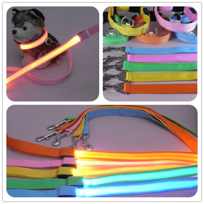 LED-hundesnor med USB-opladning og reflekterende design - Fioriscas