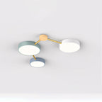 Arisha Modern LED Ceiling Light Acrylic Log Living Room Bedroom White Grey - Neutralighting