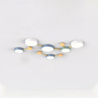 Arisha Modern LED Ceiling Light Acrylic Log Living Room Bedroom White Grey - Neutralighting