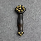 Massaggiatore facciale Gua Sha in legno di sandalo per lifting - Fioriscas