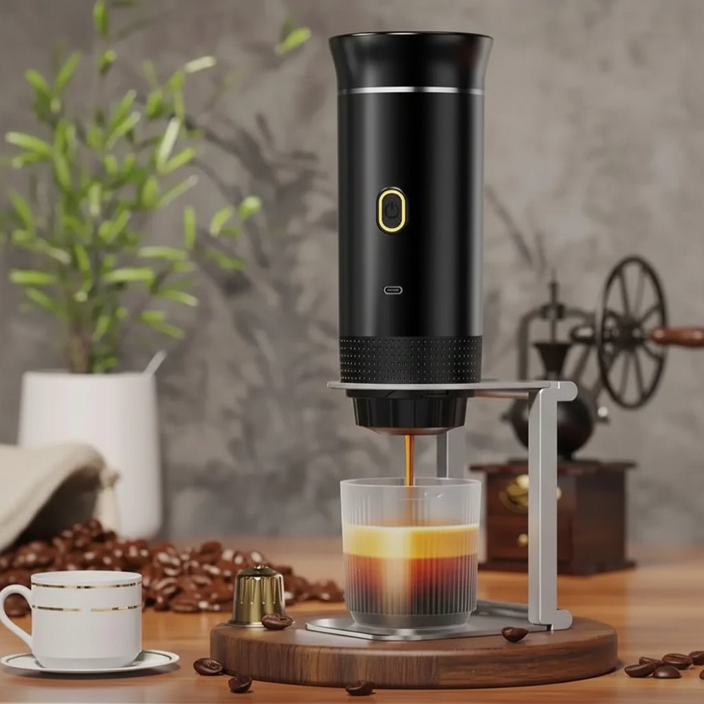 Portable 3-in-1 Espresso Machine with High-Pressure Extraction - Fioriscas