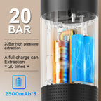 Portable 3-in-1 Espresso Machine with High-Pressure Extraction - Fioriscas