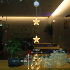LED Christmas lights with suction cups for glass and mirrors - Fioriscas
