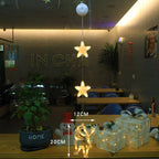 LED Christmas lights with suction cups for glass and mirrors - Fioriscas