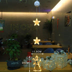 LED Christmas lights with suction cups for glass and mirrors - Fioriscas