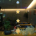 LED Christmas lights with suction cups for glass and mirrors - Fioriscas