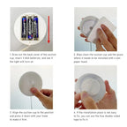LED Christmas lights with suction cups for glass and mirrors - Fioriscas