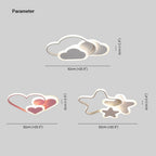 Aria LED stjerne designer indbygget loftslampe | Fioriscas