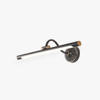 Tiffany Black Adjustable Reading Spotlight Wall Lamp, Metal/Wood - Neutralighting